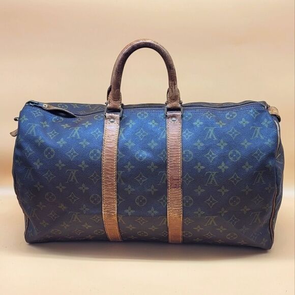 Authentic Louis Vuitton Monogram Keepall 45 Travel Bag - Picture 1 of 14